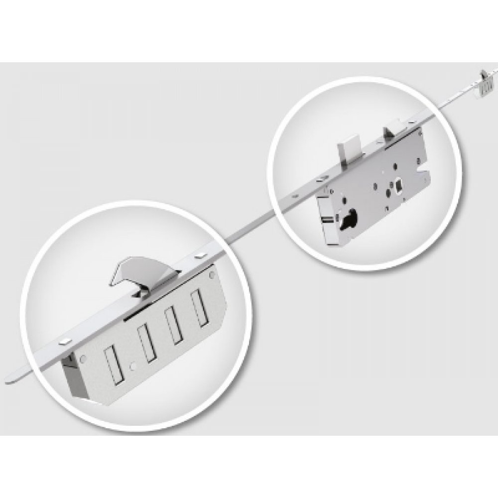 Winkhaus Cobra Keywind Split Spindle Multipoint Lock 4 Hook